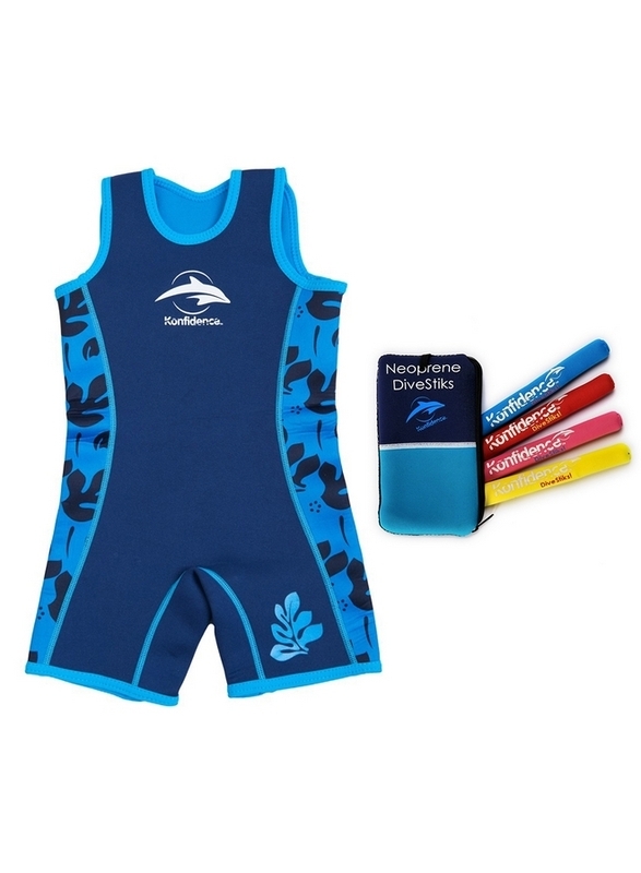 Konfidence Warma Wetsuit, 7-8 Years, Multicolour