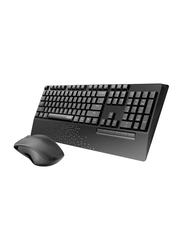 Rapoo X1960 Wireless Keyboard and Mouse Combo, Black