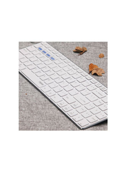 Rapoo 9300M Wireless Arabic/English Keyboard and Mouse Combo, White