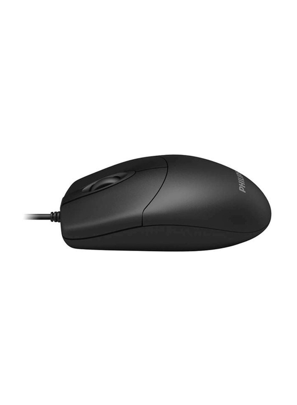 Philips M234 USB Wired Optical Mouse, Black