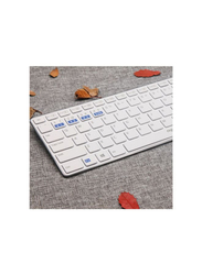 Rapoo 9300M Wireless Arabic/English Keyboard and Mouse Combo, White