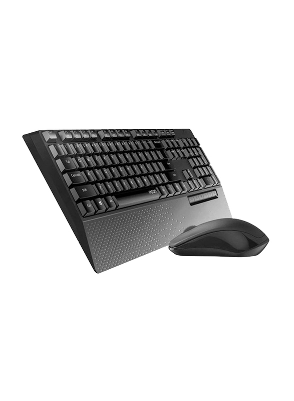 Rapoo X1960 Wireless Keyboard and Mouse Combo, Black