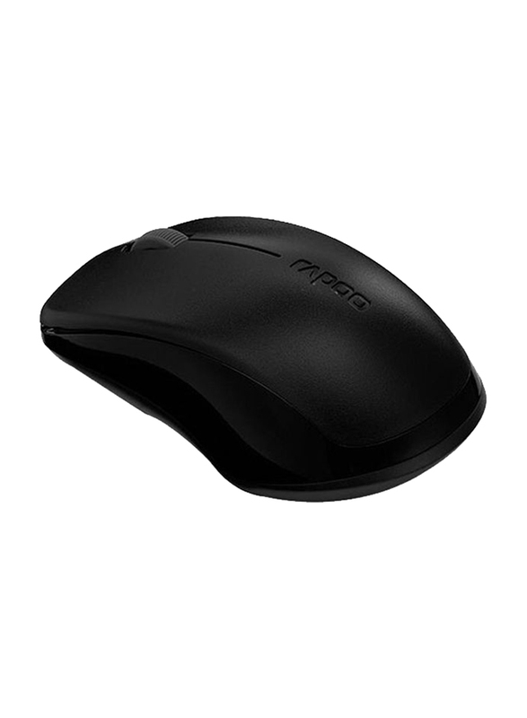 Rapoo 1620 Wireless Optical Mouse, Black